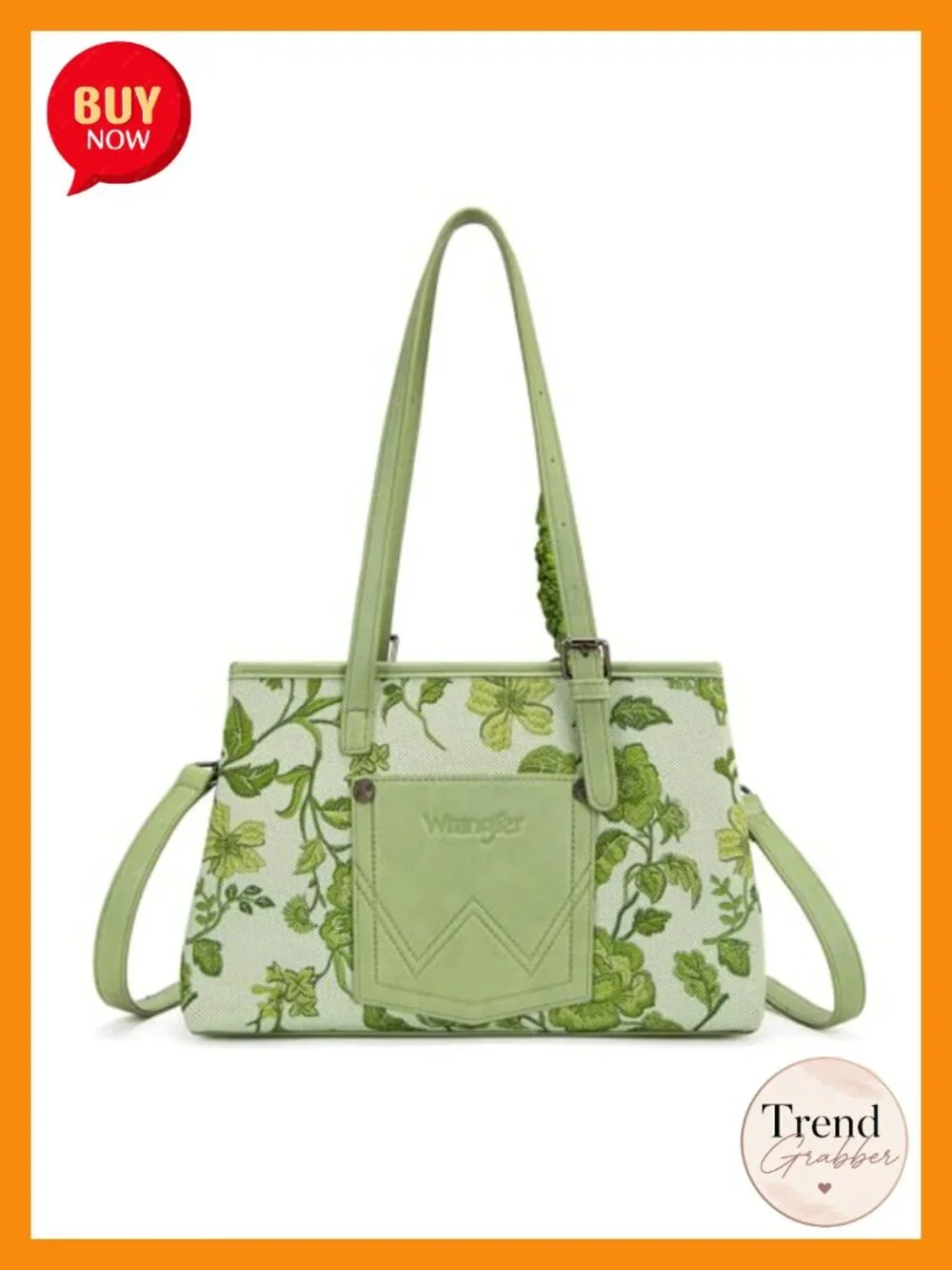 Vintage Embroidered Floral Satchel Crossbody Bag PU Leather Shoulder Strap